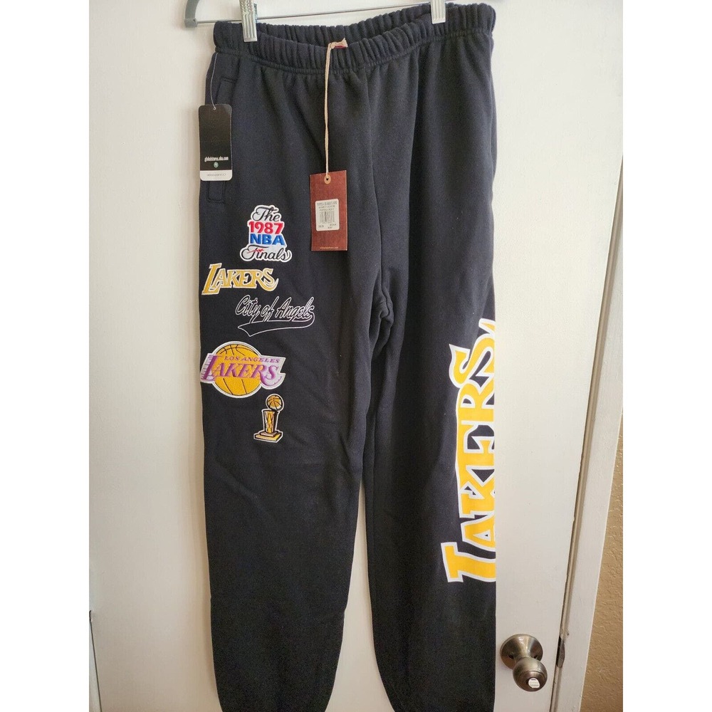 Los Angeles Lakers Mitchell & Ness Champ City Fleece Jogger Men's Size Medium